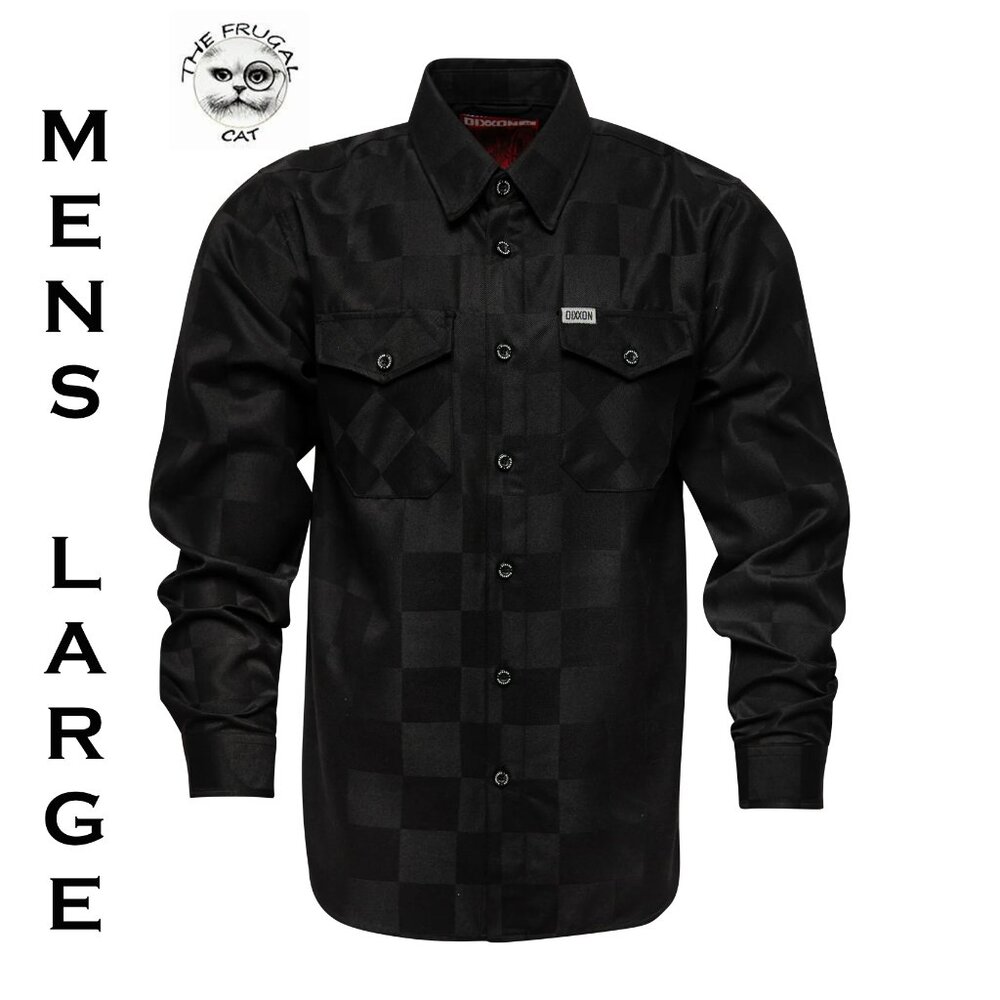 DIXXON FLANNEL - CHECKMATE Flannel Shirt Collab - Men's Large